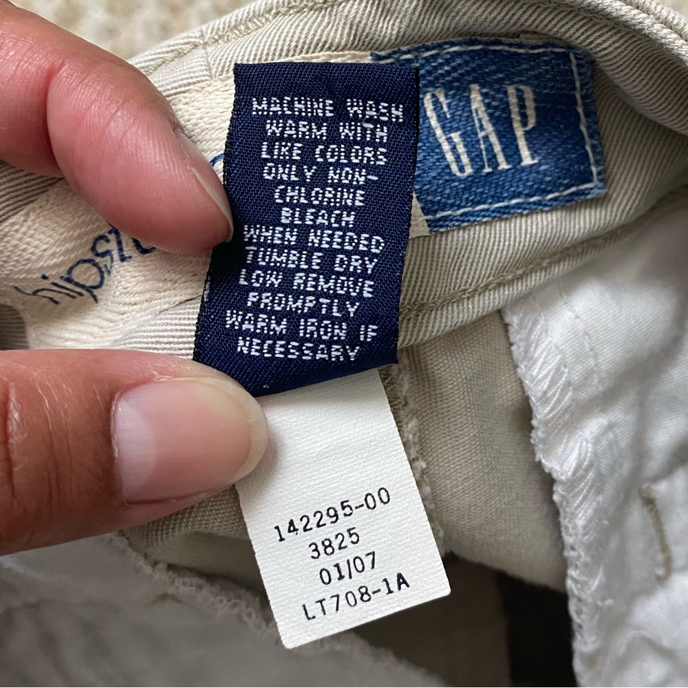 GAP | 100% Cotton Hipster Trouser Wide Leg Size 6 - Picture 6 of 14